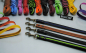Bullyzei Leine gummiert 20mm x 3m mit Schlaufe,  Antik-Messing Karabiner
